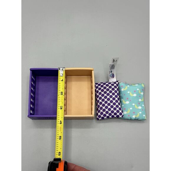 Tiny Tukkins Dog Lot of 2 Includes Baby With 2 Cribs No Tag - Picture 6 of 9